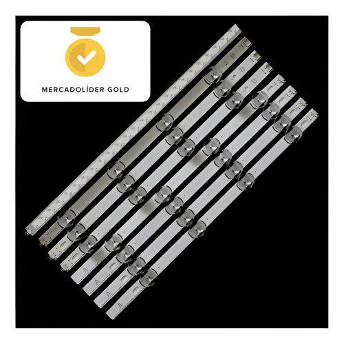 Kit 4 Barras de LED 39LB6500 Dupla Face Nova Aluminio NF