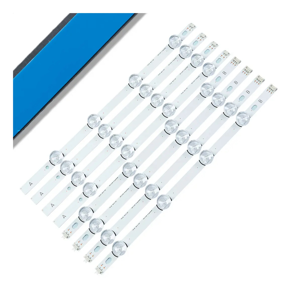 Kit 8 Barras de LEDS Compatível 40LF5700 40LF5750 40LF6350 — foto 2