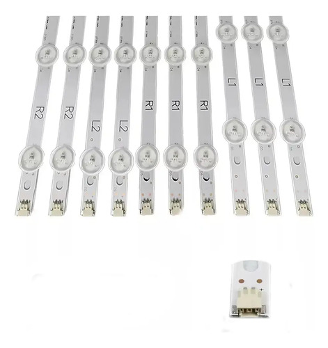 Kit Barras LED 42LN5400 42LN5700 42LA6200 42LA6130 42LP360H