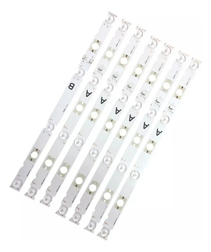 Kit 7 Barras LEDS KDL-48W655 Novas C/ NF