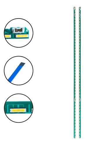 Kit 02 Barras LED TV 49LF5400 49LF5410 49LF5900 Dupla Face