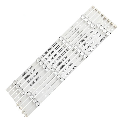 Kit 8 Barras de LED 49LH5150 49LH5700 49LH5100 49LH5600