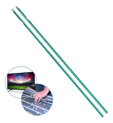 Kit 2 Barras de LED Compativel TV LG 55UH6030 55UH6150 55UH6450 55UH6090 55UF6800 55UF6430 55UF6450