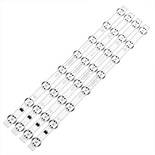 Kit 4 Barras LEDS 55UM7520 55UM761C 55UM7470 55UM7650 C/ NF