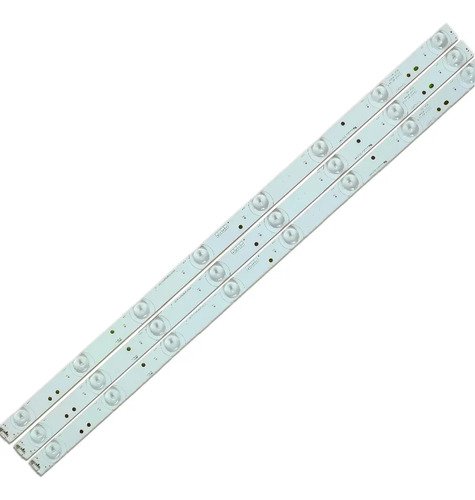 Kit C/ 3 Barras de LED TV DL3270 DL3271 DL3277 Conector Meio