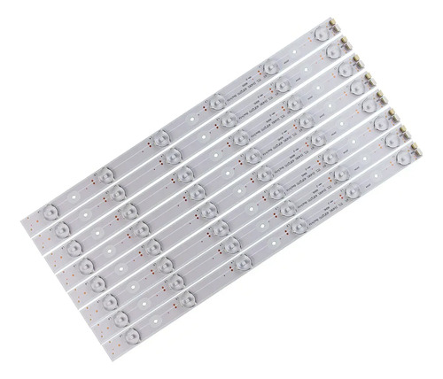 Kit 8 Barras de LED TV DL4061(A)F DL4061 Versao 6V
