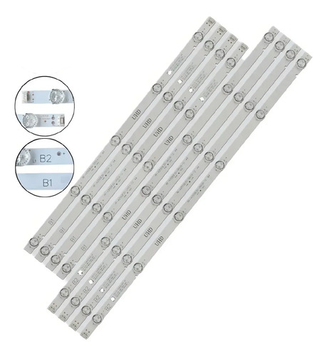 Kit Barras LED PTV55U21 PTV55U21DSWNT PTV55U21DSWNC Novas