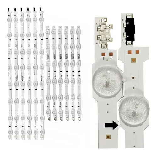 Kit Barra LED UN50HU7000G UN50HU7000 50HU7000 50HU7000G Novo